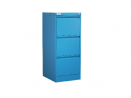 3 Drawer File Cabinet Blue